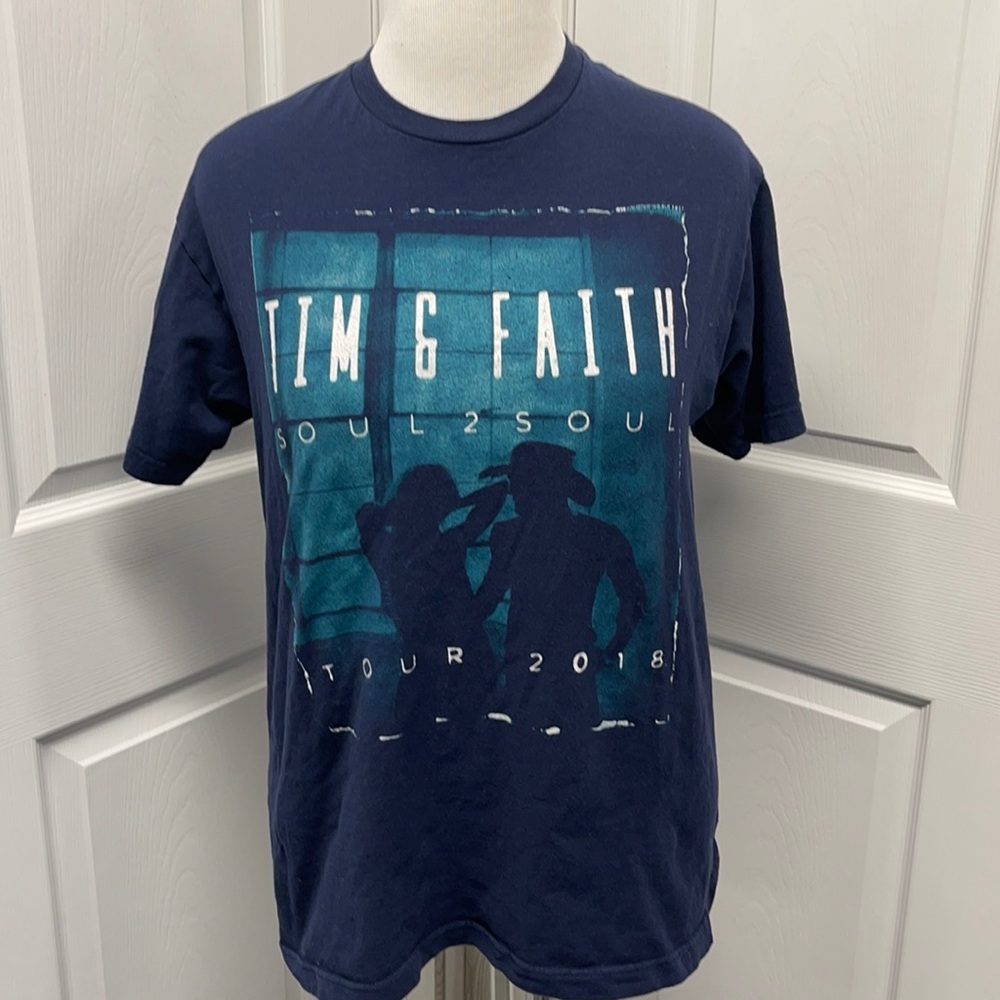 TIM & FAITH Soul 2 Soul Tour 2018 Cotton T-Shirt Large